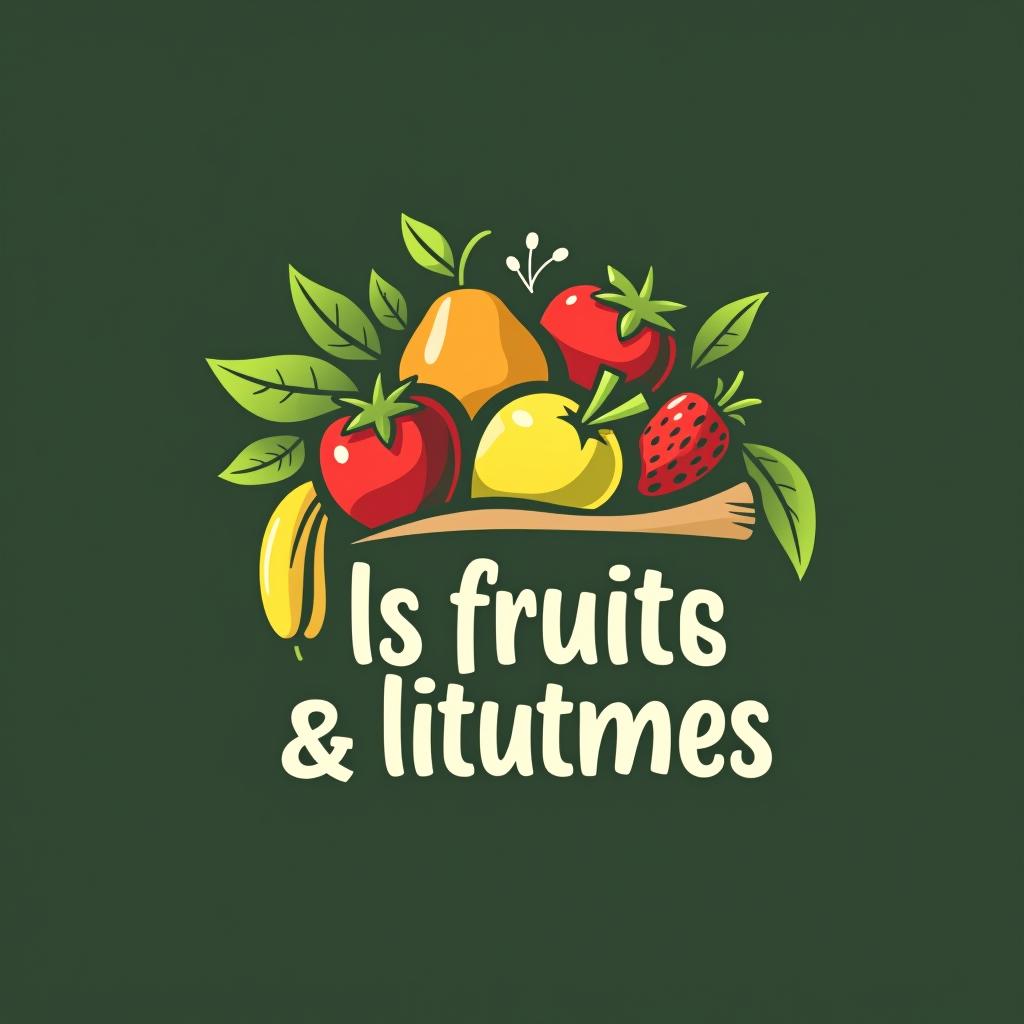  design a logo, panier fruit & légumes , with the text 'ls fruits & légumes '.