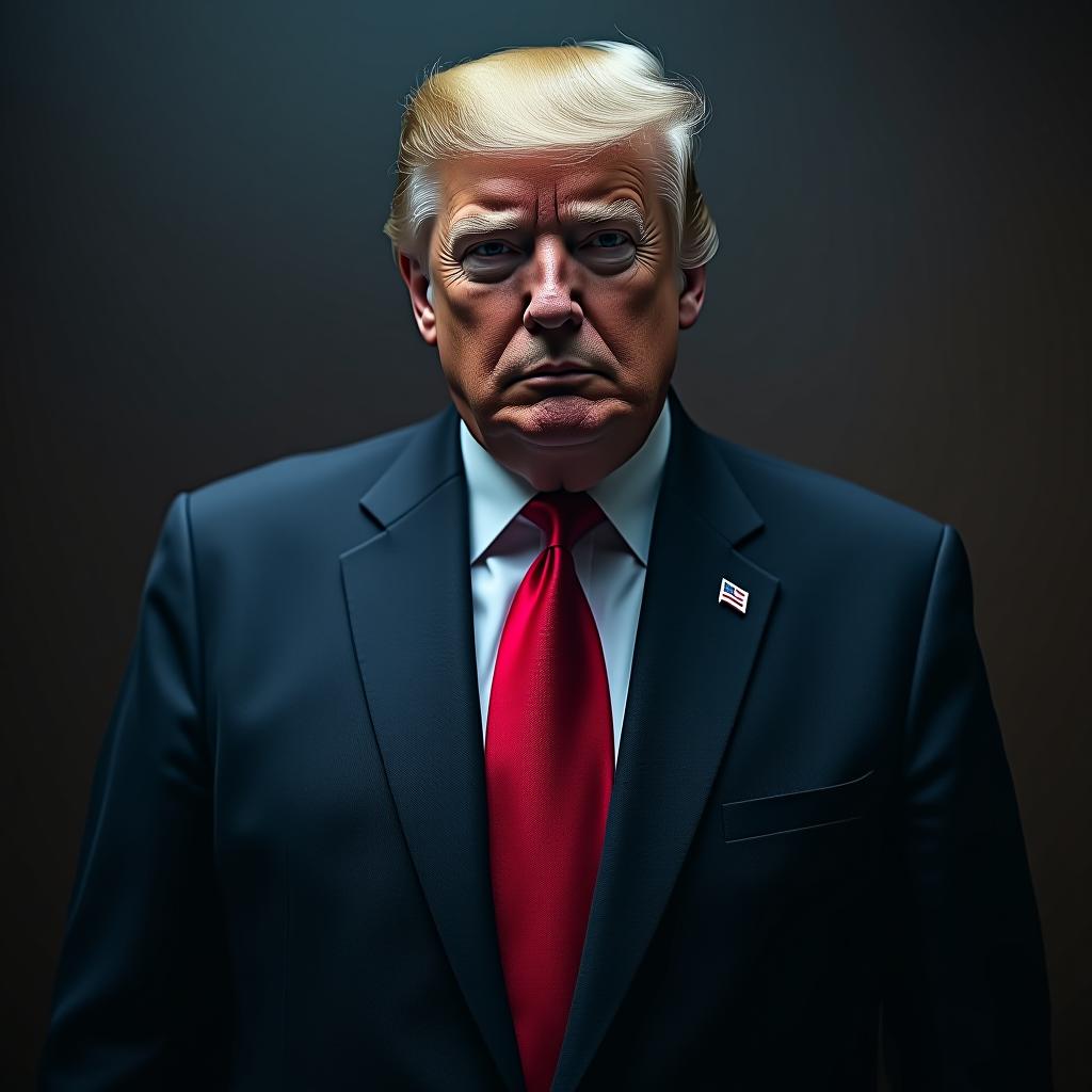  donald trump hyperrealistic, full body, detailed clothing, highly detailed, cinematic lighting, stunningly beautiful, intricate, sharp focus, f/1. 8, 85mm, (centered image composition), (professionally color graded), ((bright soft diffused light)), volumetric fog, trending on instagram, trending on tumblr, HDR 4K, 8K