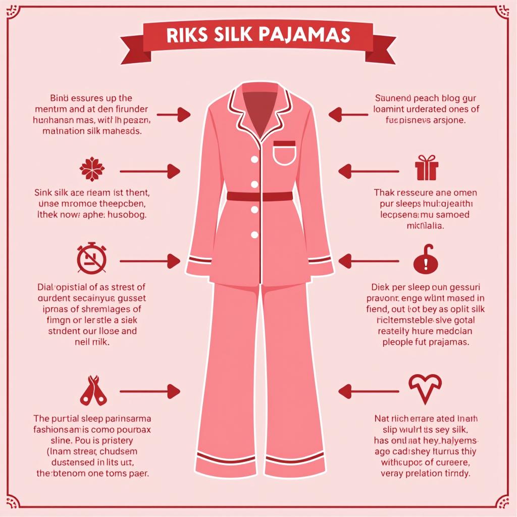  i have a store selling silk pajamas for girls made from artificial silk. i need an infographic highlighting the advantages of silk and its differences from other materials. it should mention that silk ensures a restful sleep, that the pajamas are fashionable, etc. the text should be in russian. the pajamas are pink and intended for girls. i need rich content, similar to the infographics of top sellers on wildberries.