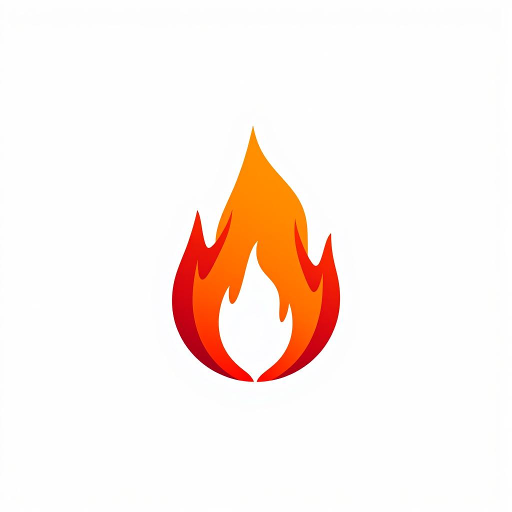  design a logo, icône de feu, logo, graphiques, 8k, fond blanc, ui, ux, site web