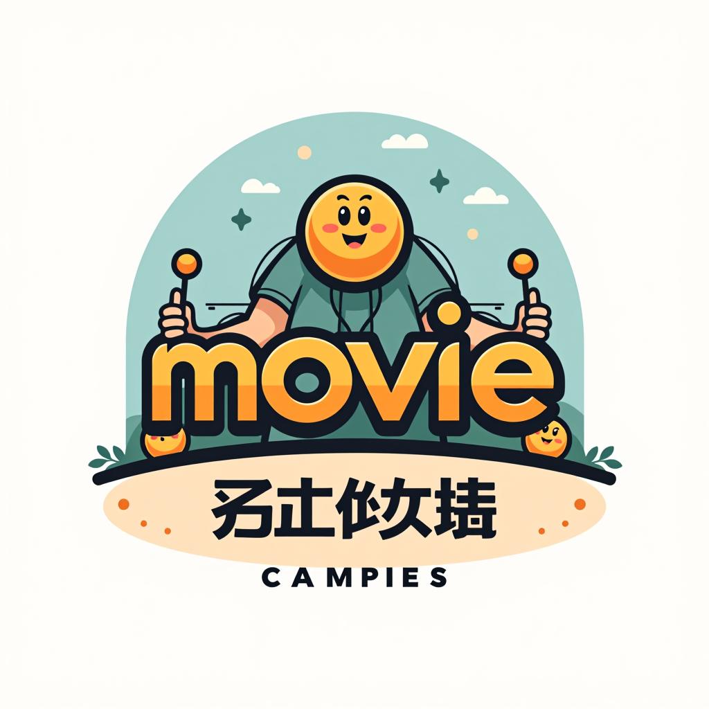  design a logo, 映画と宝くじの融合, with the text 'movie lottery'.