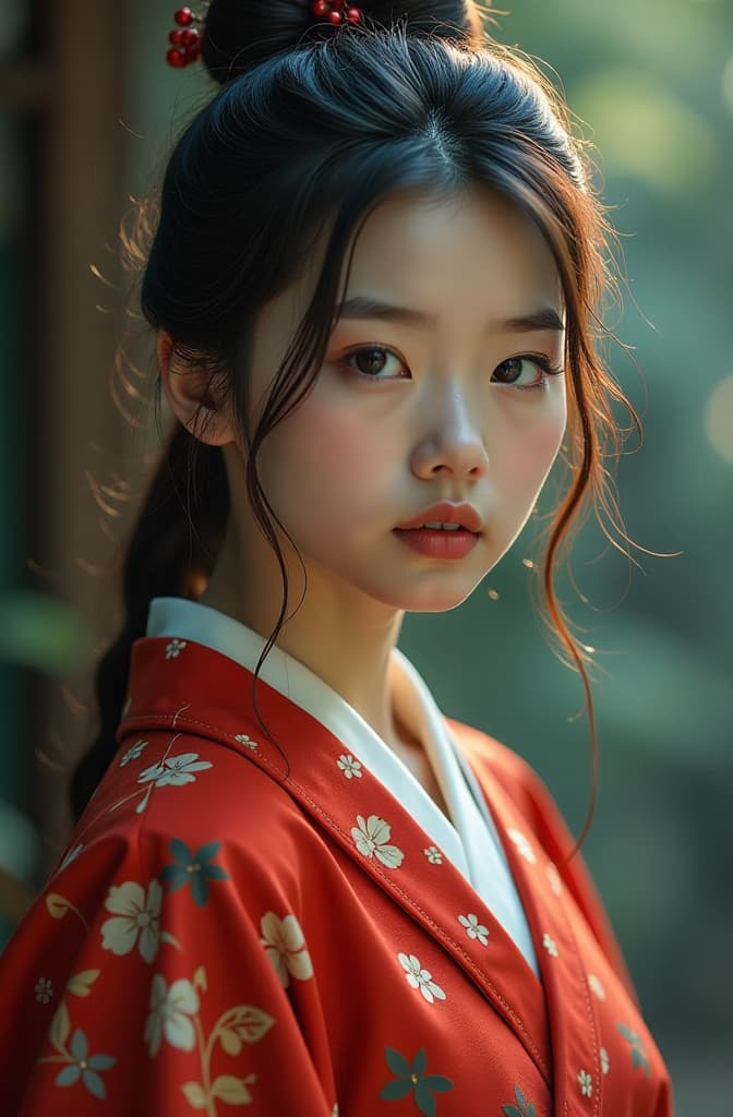  maestra de coreano, joven hyperrealistic, full body, detailed clothing, highly detailed, cinematic lighting, stunningly beautiful, intricate, sharp focus, f/1. 8, 85mm, (centered image composition), (professionally color graded), ((bright soft diffused light)), volumetric fog, trending on instagram, trending on tumblr, HDR 4K, 8K