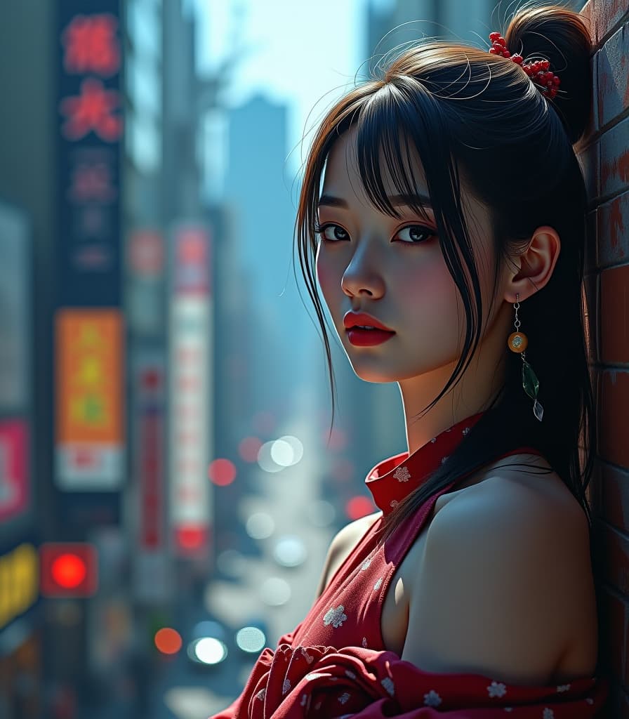  breathtaking tokyo. masterpiece. (painting, oil painting. creation of the universe:1.5). intense close up. highly detailed strokes, clarity. fantasy style, surrealism. . award winning, professional, highly detailed hyperrealistic, full body, detailed clothing, highly detailed, cinematic lighting, stunningly beautiful, intricate, sharp focus, f/1. 8, 85mm, (centered image composition), (professionally color graded), ((bright soft diffused light)), volumetric fog, trending on instagram, trending on tumblr, HDR 4K, 8K