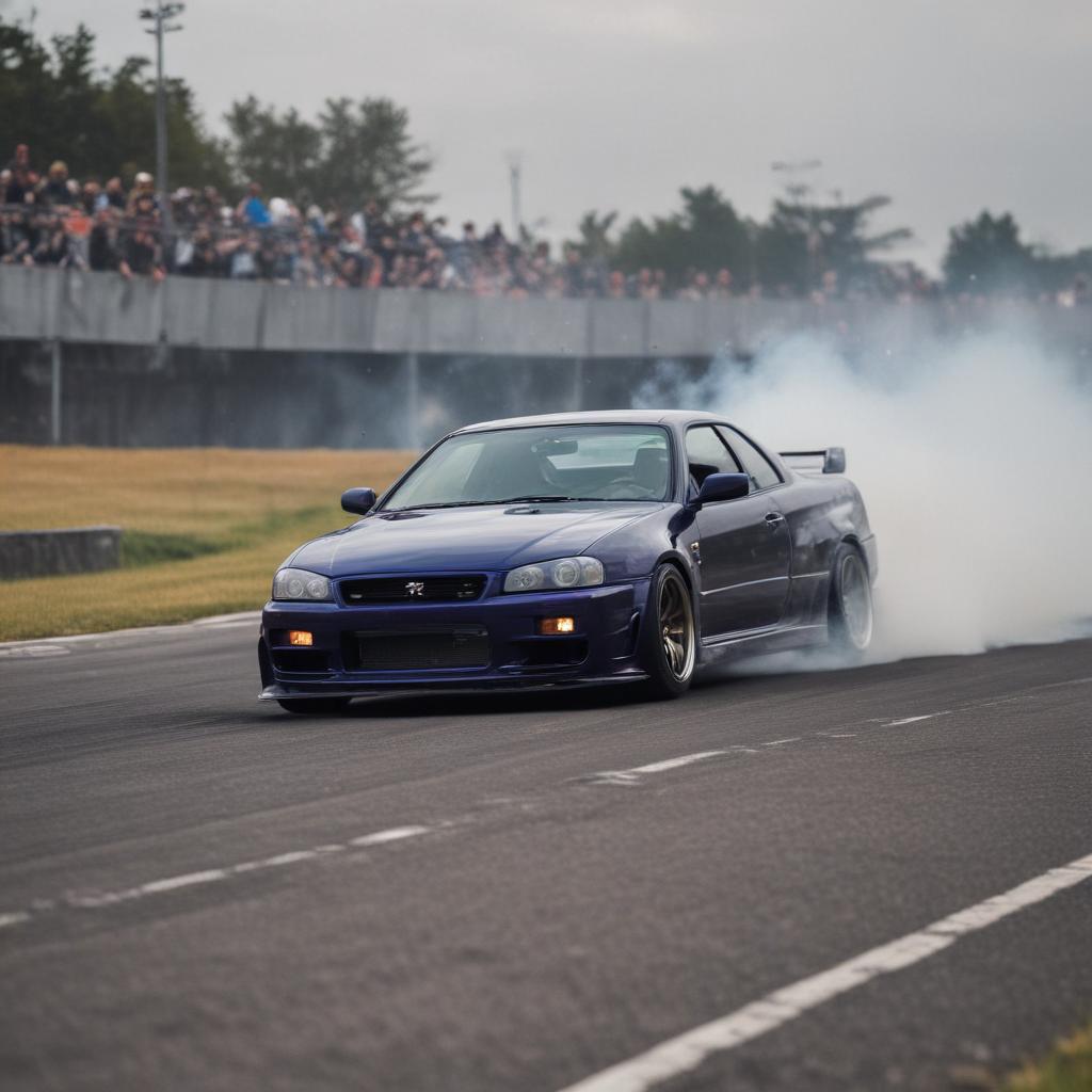 Skyline r34 drifting