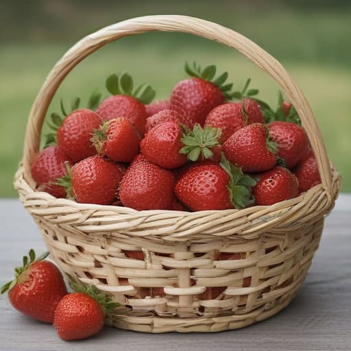 Basket of strawberries