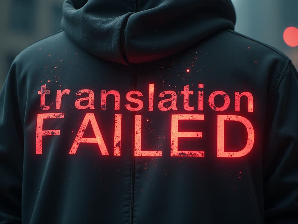  create a realistic, high resolution, widescreen (16:9) image that visually represents the following text as accurately as possible, including at least 10 elements from the text: "translation failed". hyperrealistic, full body, detailed clothing, highly detailed, cinematic lighting, stunningly beautiful, intricate, sharp focus, f/1. 8, 85mm, (centered image composition), (professionally color graded), ((bright soft diffused light)), volumetric fog, trending on instagram, trending on tumblr, HDR 4K, 8K