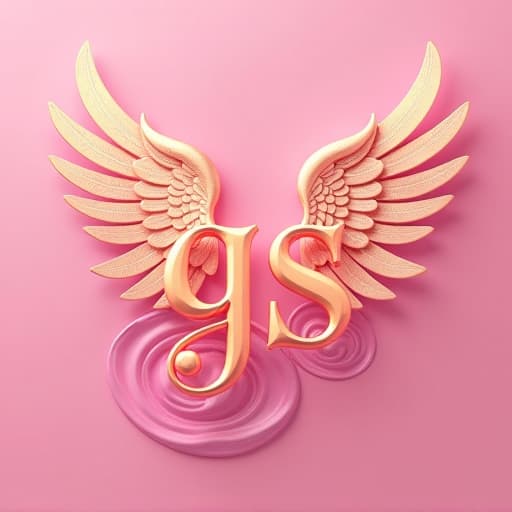  prompt: create a professional grunge style logo for the brand "gs." the logo should feature a pink background with abstract representations of wings, the color gold, and symbolic elements related to skincare and jewelry. the letters "gs" should be prominently displayed in a creative and artistic font. the design should be elegant, modern, and avoid any human figures or inappropriate content. the overall feel should convey luxury and sophistication while incorporating the mentioned themes and colors. hyperrealistic, full body, detailed clothing, highly detailed, cinematic lighting, stunningly beautiful, intricate, sharp focus, f/1. 8, 85mm, (centered image composition), (professionally color graded), ((bright soft diffused light)), volumetric fog, trending on instagram, trending on tumblr, HDR 4K, 8K