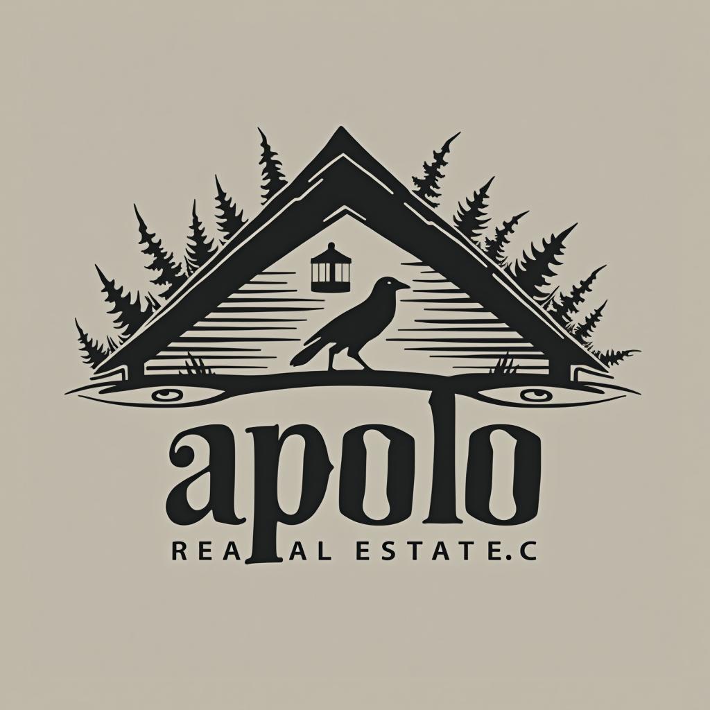  design a logo, , with the text 'apolo real estate llc '.