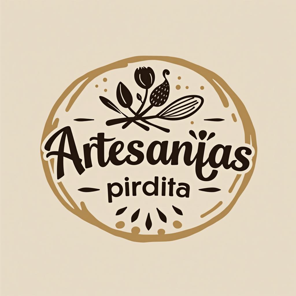  design a logo, , with the text 'artesanías partida '.