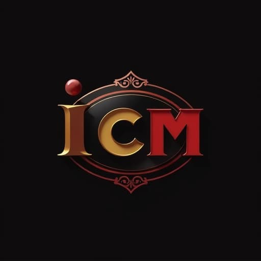  art deco logologotipo 'icm’ de símbolo vectorial 3d minimalista en colores negro, oro y rojo, el diseño debe ser limpio y simple, utilizando formas geométricas para transmitir una estética moderna, un icono versátil y fácilmente reconocible, simple y modernogiven brand name "icm" logo will also be written hyperrealistic, full body, detailed clothing, highly detailed, cinematic lighting, stunningly beautiful, intricate, sharp focus, f/1. 8, 85mm, (centered image composition), (professionally color graded), ((bright soft diffused light)), volumetric fog, trending on instagram, trending on tumblr, HDR 4K, 8K