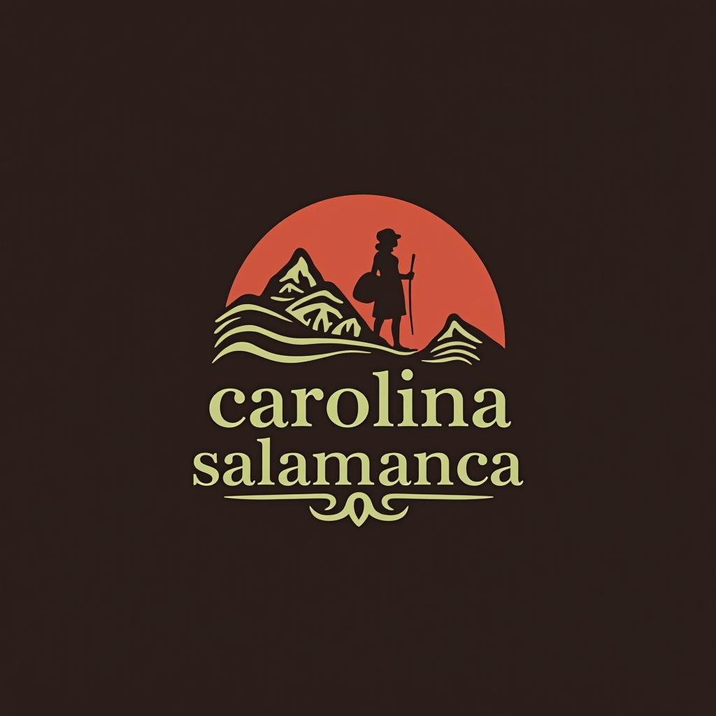  design a logo, logo que trasmita fuerza , amor, ternura, color que sea atractivo con un diseño único inspirado en lo sobrenatural , with the text 'carolina salamanca '.