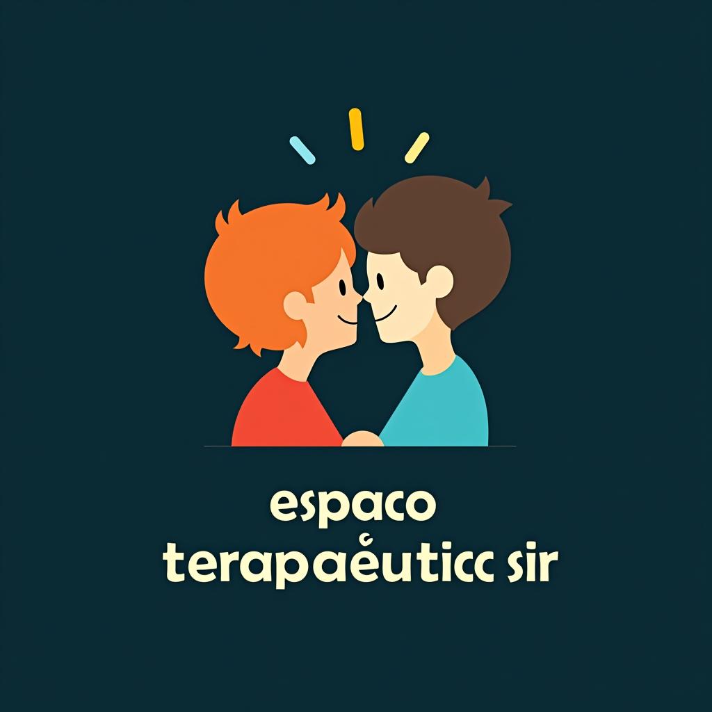  design a logo, logo de um cérebro infantil é um adulto , with the text 'espaço terapêutico sir '.