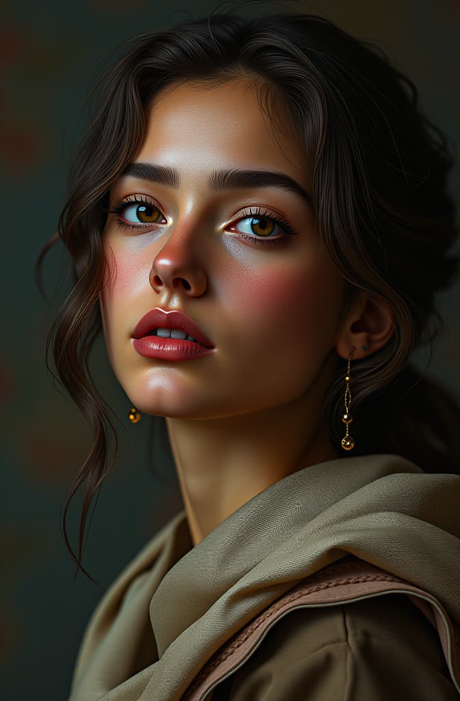  امرأة محجبة خلف الباب قد نبت مسمار في صدرها, realistic, portrait, art by donato giancola and greg rutkowski, realistic face, digital art, trending on artstation hyperrealistic, full body, detailed clothing, highly detailed, cinematic lighting, stunningly beautiful, intricate, sharp focus, f/1. 8, 85mm, (centered image composition), (professionally color graded), ((bright soft diffused light)), volumetric fog, trending on instagram, trending on tumblr, HDR 4K, 8K