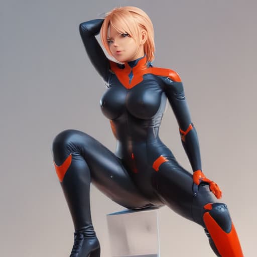 hot hero anime girl in a tight suit