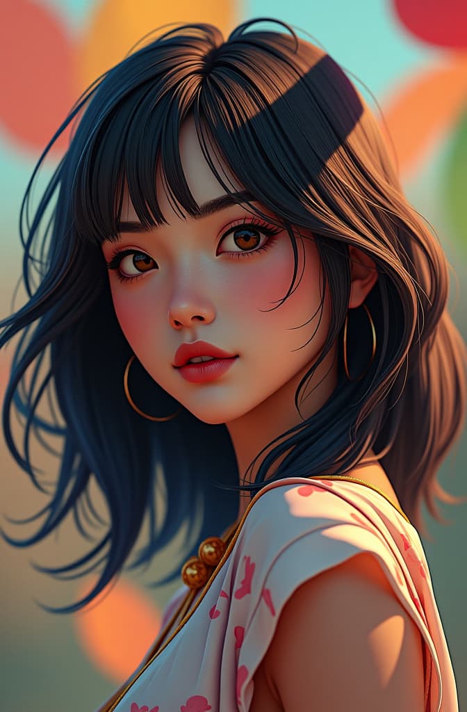  chinita bonita, multicolored hair, colorful background, realistic shaded perfect face, fine details by realistic shaded lighting poster by ilya kuvshinov katsuhiro otomo, magali villeneuve, artgerm, jeremy lipkin and michael garmash and rob rey hyperrealistic, full body, detailed clothing, highly detailed, cinematic lighting, stunningly beautiful, intricate, sharp focus, f/1. 8, 85mm, (centered image composition), (professionally color graded), ((bright soft diffused light)), volumetric fog, trending on instagram, trending on tumblr, HDR 4K, 8K