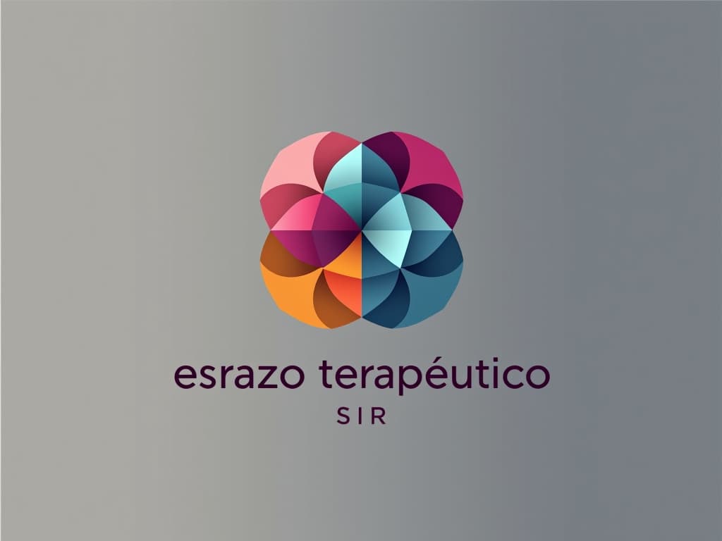  design a logo, in a origami style. clínica multidisciplinar de psicologia e psicopedagogia , with the text 'espaço terapêutico sir '.