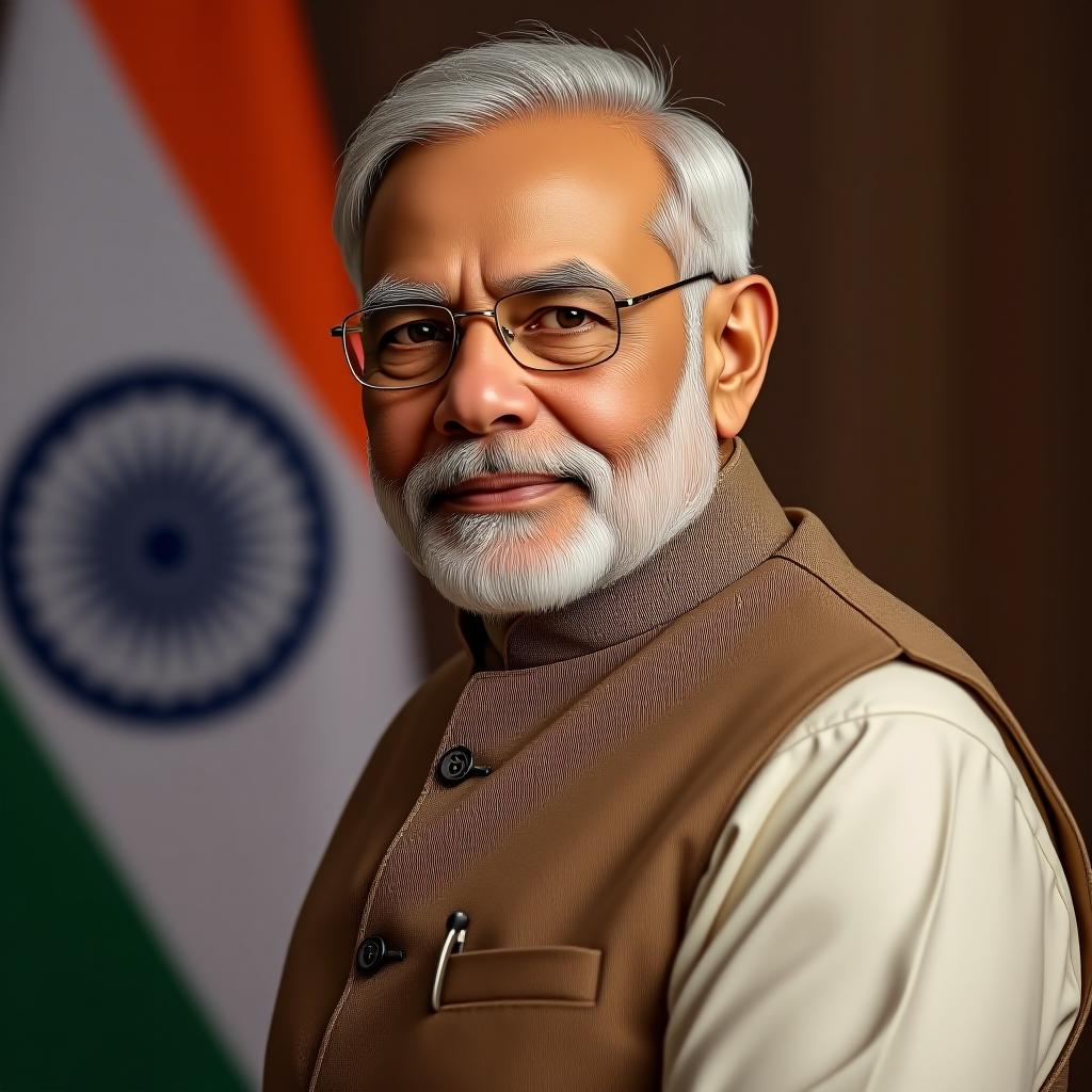  realistic, famous realistic theme, narendra modi