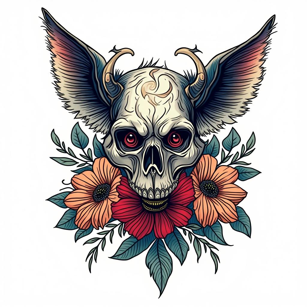  create a tattoo design, marbella, white background