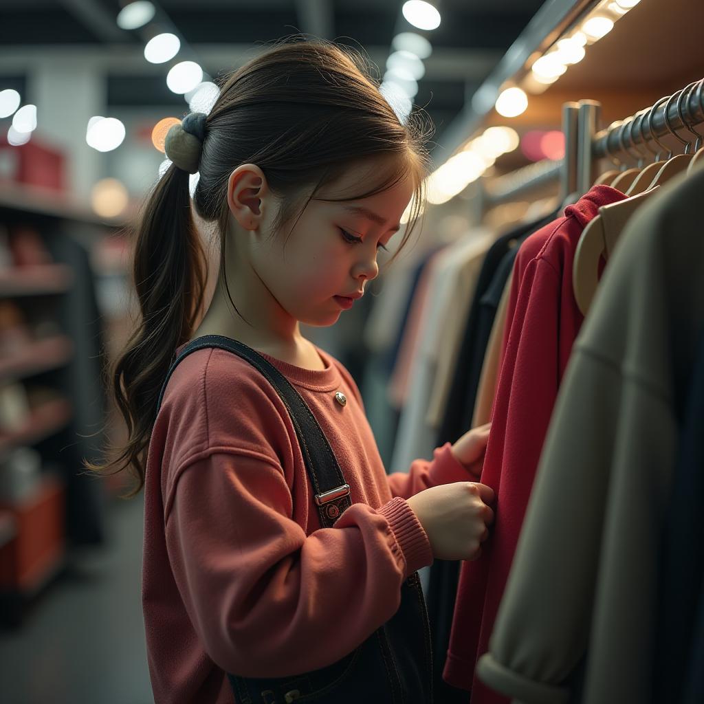  the girl is buying clothes on aliexpress. hyperrealistic, full body, detailed clothing, highly detailed, cinematic lighting, stunningly beautiful, intricate, sharp focus, f/1. 8, 85mm, (centered image composition), (professionally color graded), ((bright soft diffused light)), volumetric fog, trending on instagram, trending on tumblr, HDR 4K, 8K