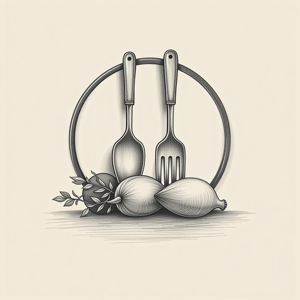  design a logo, in a pencil style. nombré de la marca “artesano” incluir imagen de rodillo de cocina gastronomía, arte y tradición elegante y simple