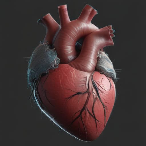 16x16 pixels frozen human heart