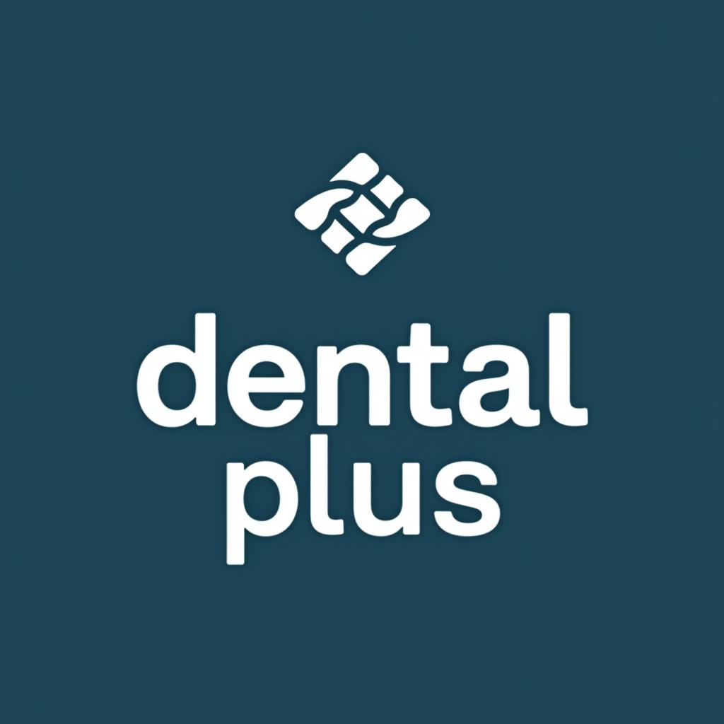  design a logo, , with the text 'dental plus'.