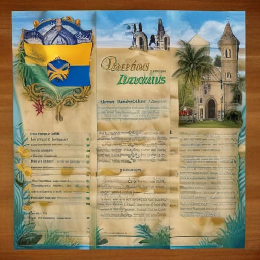 Create a brochure about barbados country including capital,currency,religion,language , five major attraction, and three festivals