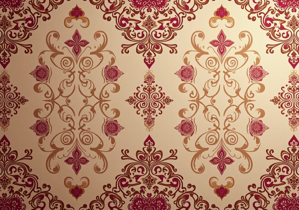  arabic style bridal wedding fabric wallpaper with a royal touch