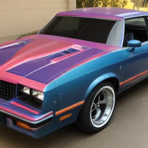 1986 cutlass cowl hood with sunrise color wrap