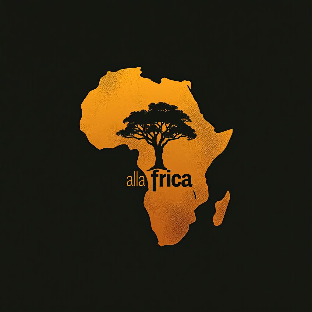  design a logo, africque créative, travailleurs, multi service ., with the text 'ala africa'.