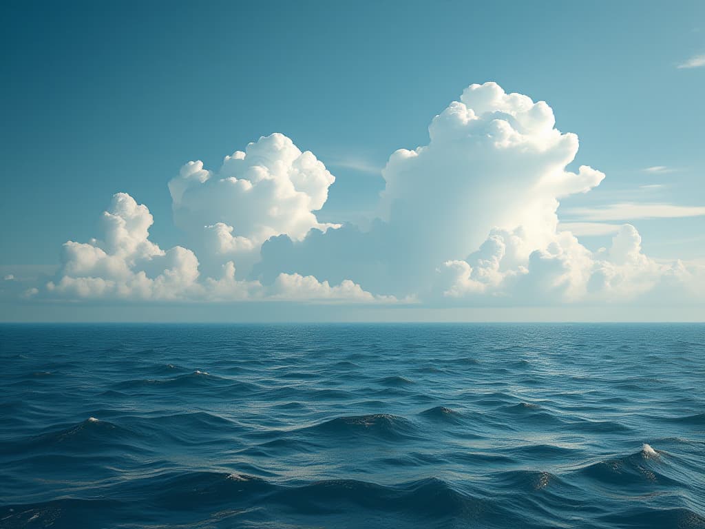  ocean, clouds