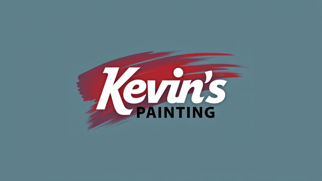  design a logo, in a minimalism style. painting service , with the text 'kevin’s painting '.