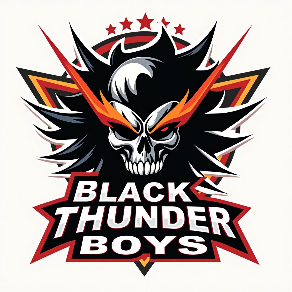  design a logo, black thunder boyz