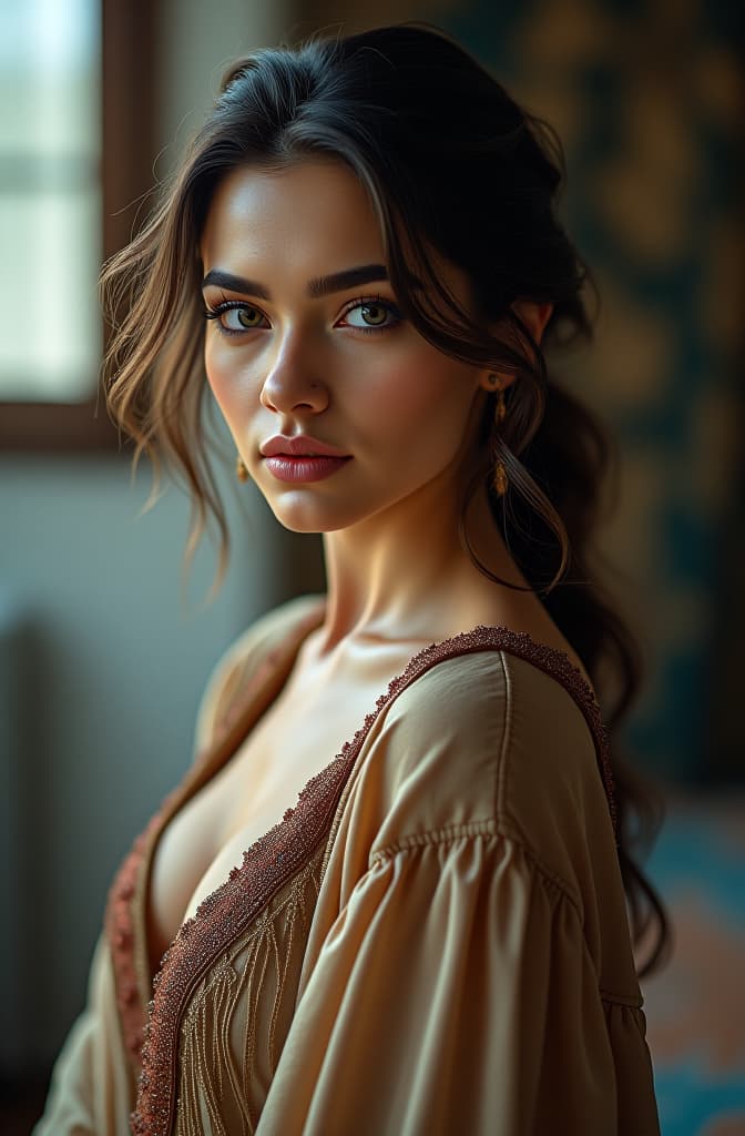  mujer perfecta hyperrealistic, full body, detailed clothing, highly detailed, cinematic lighting, stunningly beautiful, intricate, sharp focus, f/1. 8, 85mm, (centered image composition), (professionally color graded), ((bright soft diffused light)), volumetric fog, trending on instagram, trending on tumblr, HDR 4K, 8K