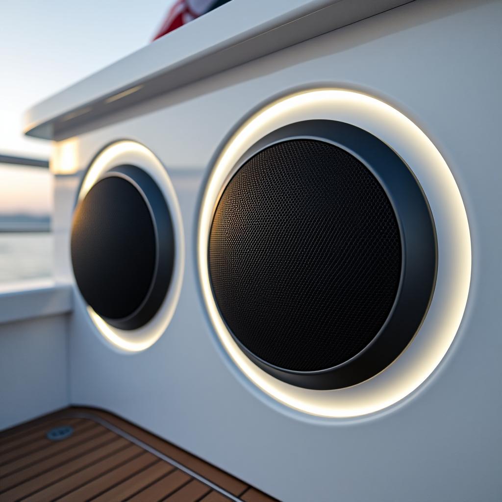  water resistant speakers for yachts and boats by infinity.