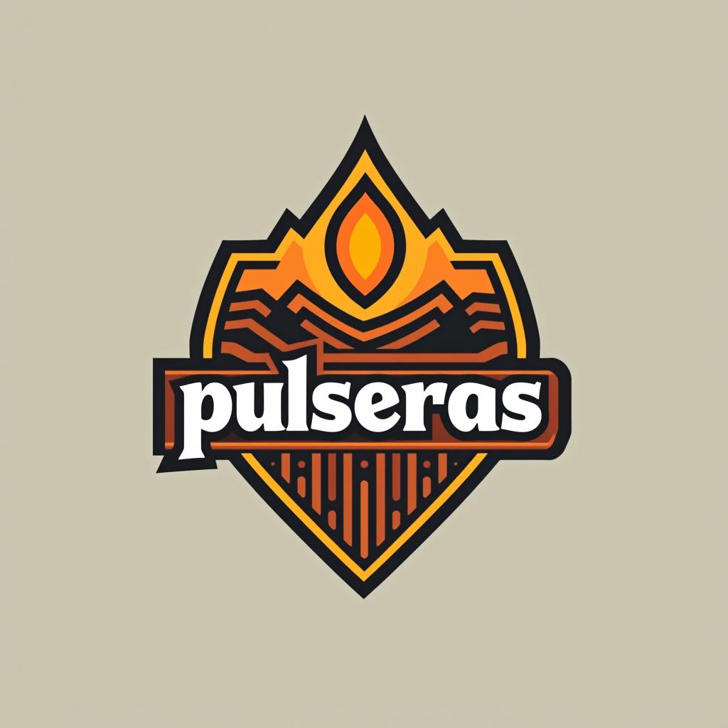  design a logo, taulima, with the text 'pulseras '.