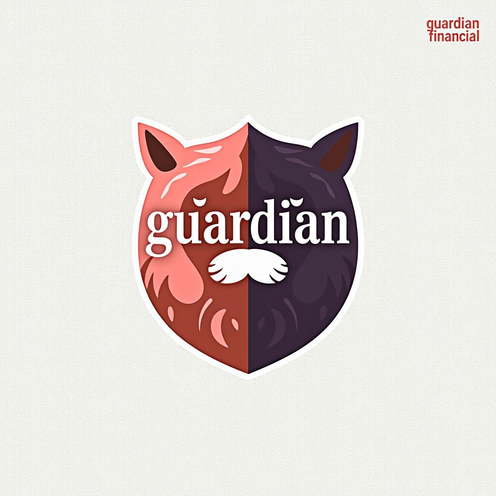  design a logo, , with the text 'guardian financial '.