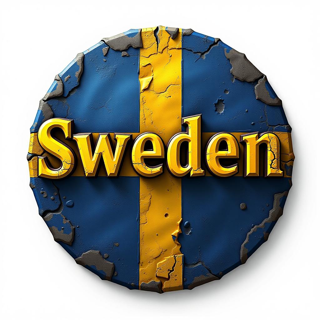  sweden, text expose sweden , (logo:1.15), hq, hightly detailed, 4k