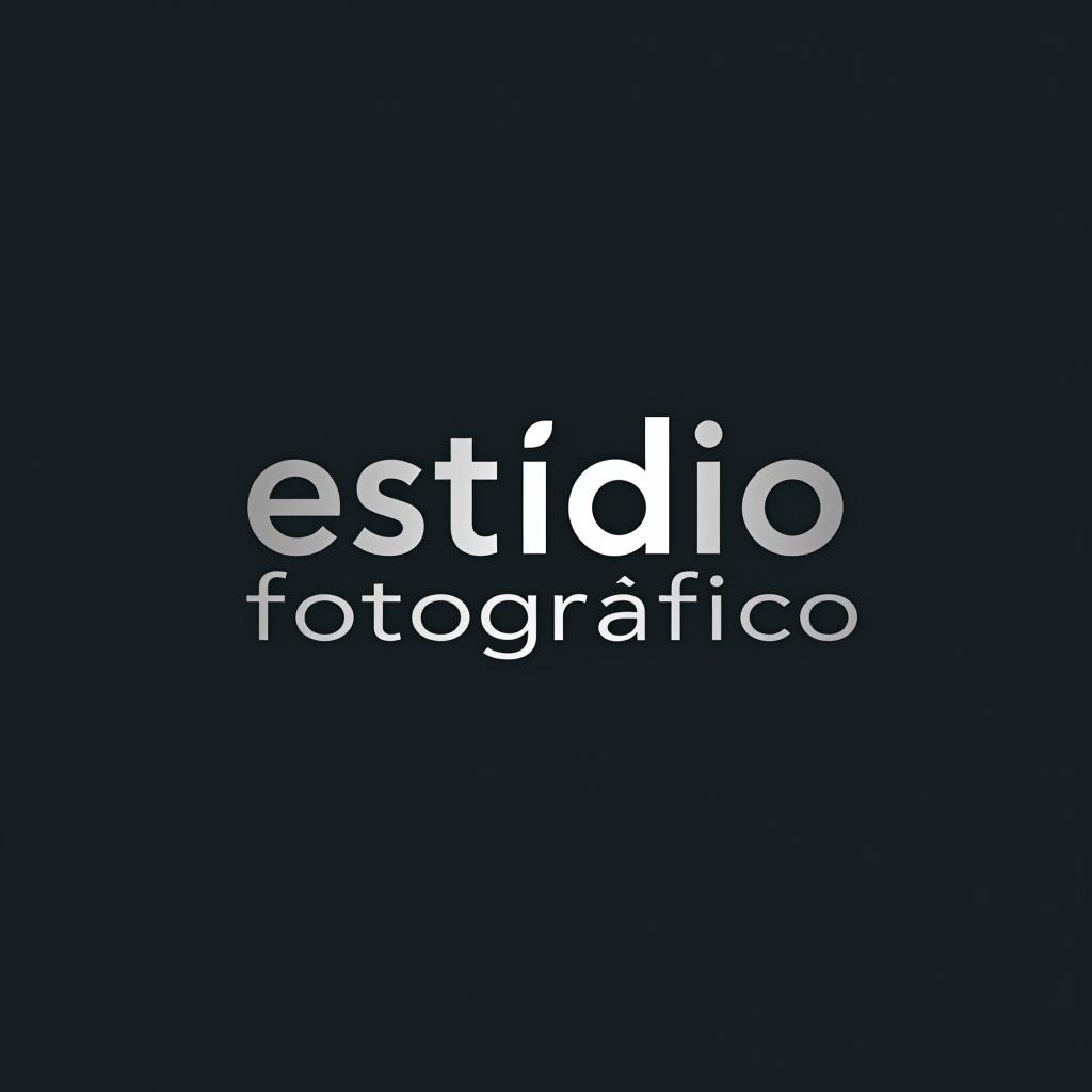  design a logo, , with the text 'estúdio fotográfico '.