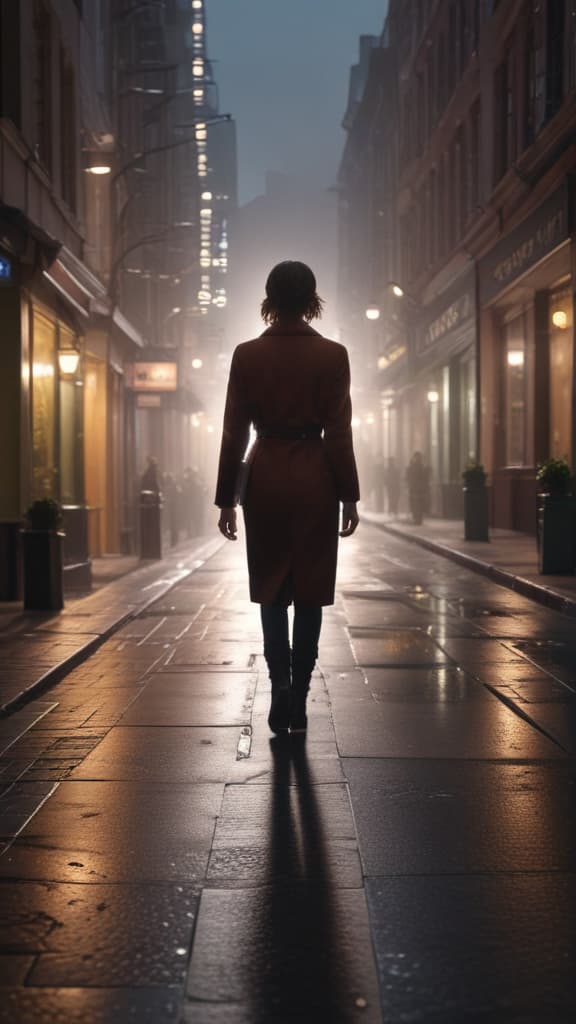 ((masterpiece)),(((best quality))), 8k, high detailed, ultra detailed, (A woman walking in a bustling city), detailed environment, best shadows, high contrast, best lighting, delicate and beautiful hyperrealistic, full body, detailed clothing, highly detailed, cinematic lighting, stunningly beautiful, intricate, sharp focus, f/1. 8, 85mm, (centered image composition), (professionally color graded), ((bright soft diffused light)), volumetric fog, trending on instagram, trending on tumblr, HDR 4K, 8K