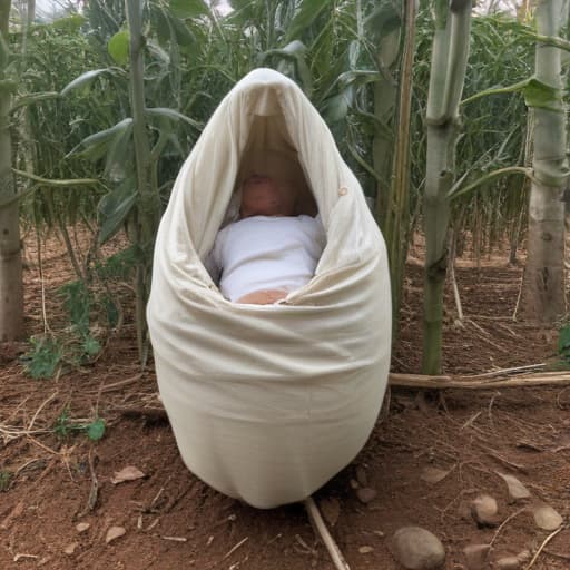 The planted father in a cocoon