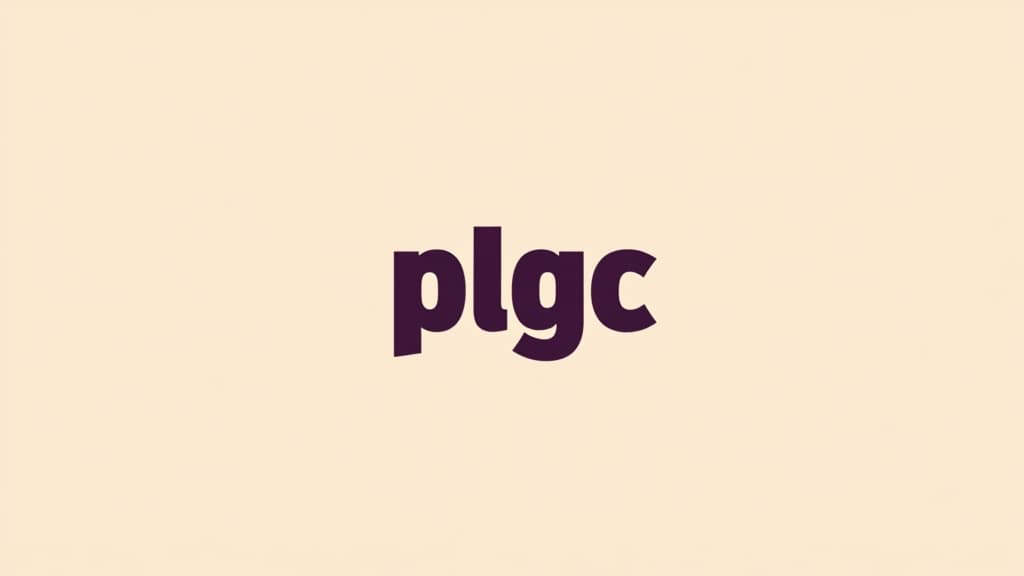  design a logo, in a minimalism style. girls grup chat, with the text 'plgc'.