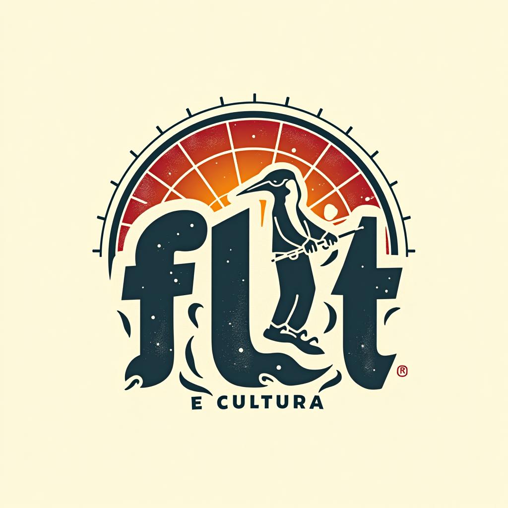  design a logo, logotipo de identidade,território e cultura , with the text 'flit'.