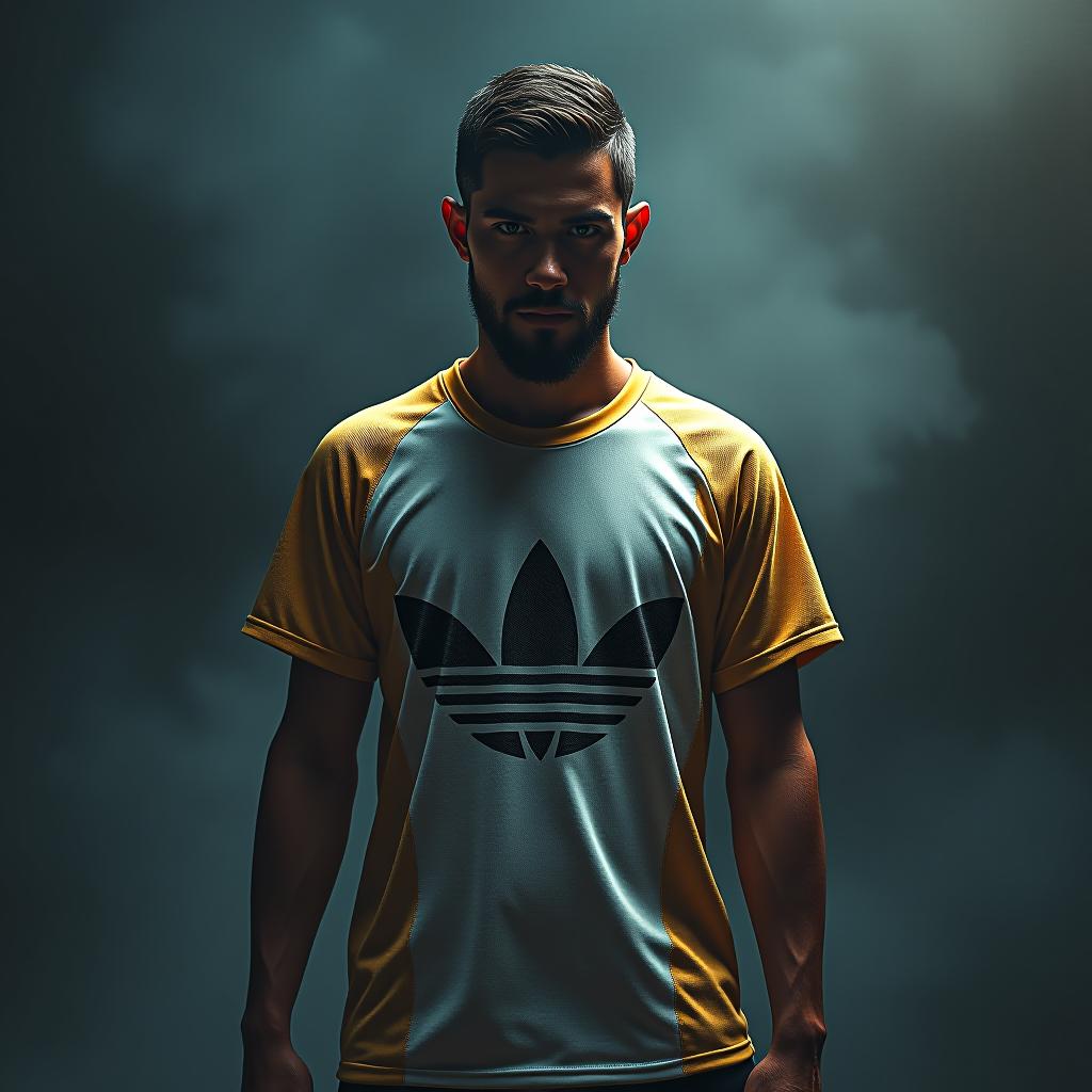  design a tshirt hyperrealistic, full body, detailed clothing, highly detailed, cinematic lighting, stunningly beautiful, intricate, sharp focus, f/1. 8, 85mm, (centered image composition), (professionally color graded), ((bright soft diffused light)), volumetric fog, trending on instagram, trending on tumblr, HDR 4K, 8K