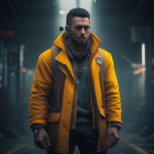 Photo de Johann Ouaki hyperrealistic, full body, detailed clothing, highly detailed, cinematic lighting, stunningly beautiful, intricate, sharp focus, f/1. 8, 85mm, (centered image composition), (professionally color graded), ((bright soft diffused light)), volumetric fog, trending on instagram, trending on tumblr, HDR 4K, 8K