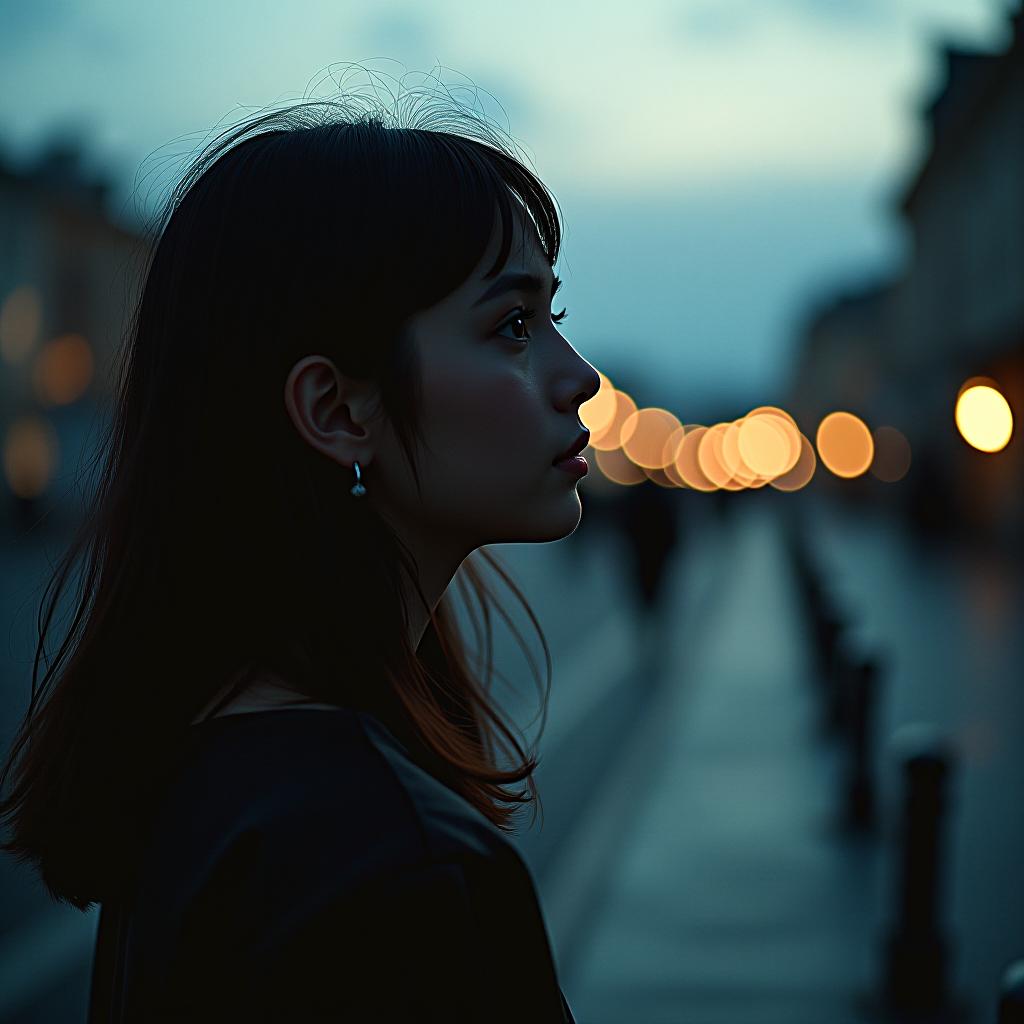  cute girl herself, cinematic film style, shallow depth of field, vignette, highly detailed, high budget, bokeh, cinemascope, moody, epic, gorgeous, film grain, grainy