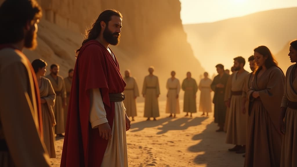  history of biblical times, peter expanding his ministry into samaria, with a backdrop of revival as people respond positively to the gospel. hyperrealistic, full body, detailed clothing, highly detailed, cinematic lighting, stunningly beautiful, intricate, sharp focus, f/1. 8, 85mm, (centered image composition), (professionally color graded), ((bright soft diffused light)), volumetric fog, trending on instagram, trending on tumblr, HDR 4K, 8K