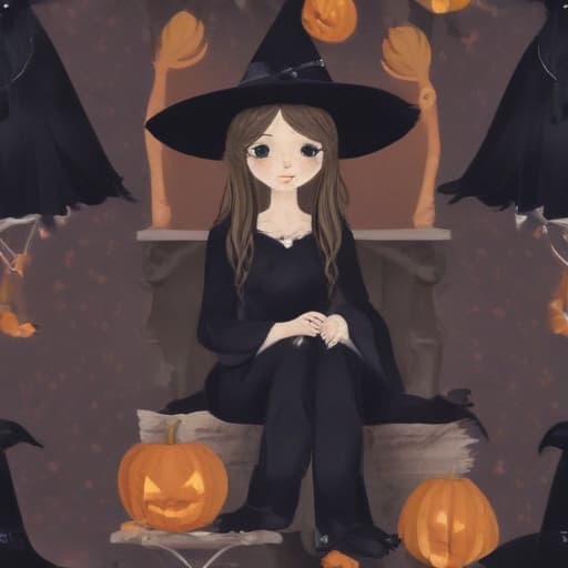 witch sitting pretty