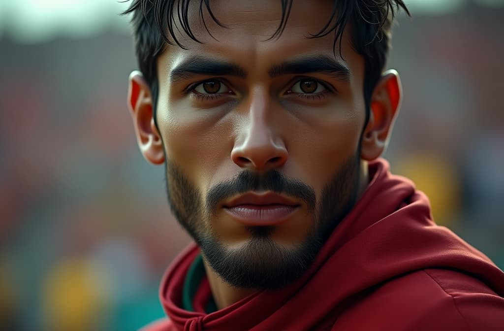  morocco national team wins the world cup, realistic, portrait, art by donato giancola and greg rutkowski, realistic face, digital art, trending on artstation hyperrealistic, full body, detailed clothing, highly detailed, cinematic lighting, stunningly beautiful, intricate, sharp focus, f/1. 8, 85mm, (centered image composition), (professionally color graded), ((bright soft diffused light)), volumetric fog, trending on instagram, trending on tumblr, HDR 4K, 8K