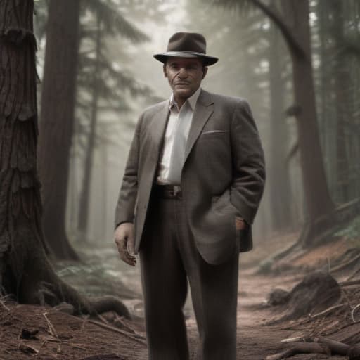 Frank Sinatra but as Bigfoot